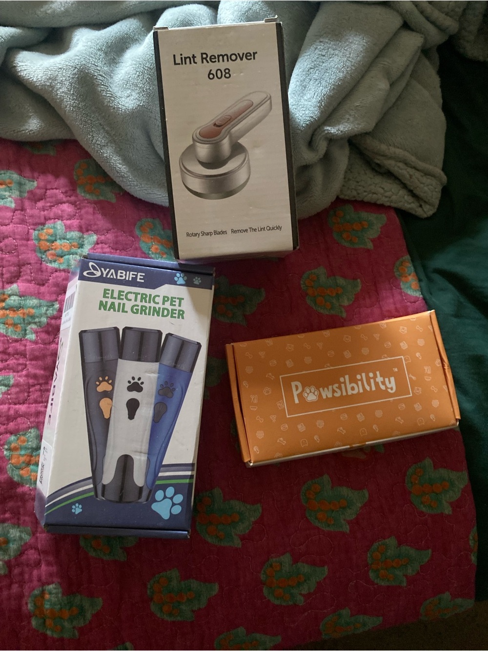 Blue Electric Pet Nail Grinder - Quiet, Safe Trimming